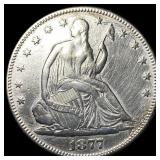 1877 Seated Liberty Half Dollar HIGH GRADE