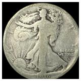 1916-D Silver Walking Liberty Half Dollar NICELY C
