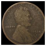 1914-D Lincoln Wheat Cent NICELY CIRCULATED