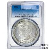 1882 Morgan Silver Dollar PCGS MS636