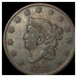 1828 Coronet Head Large Cent NEARLY UNCIRCULATED