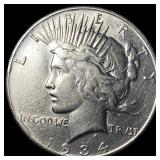 1934 Peace Silver Dollar CHOICE AU