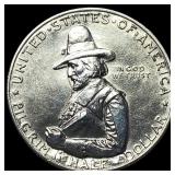 1920 Silver Pilgrim Tercentenary Half Dollar UNCIR