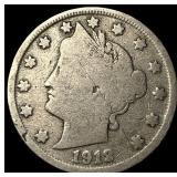 1912-S Liberty Head Nickel NICELY CIRCULATED