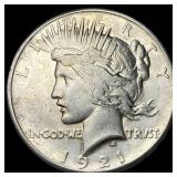 1921 Silver Peace Dollar CLOSELY UNCIRCULATED