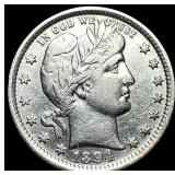 1894 Silver Barber Quarter CHOICE AU