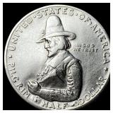 1920 Silver Pilgrim Tercentenary Half Dollar  UNC