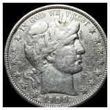 1900-O Silver Barber Half Dollar CLOSELY UNCIRCULA