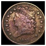 1835 Classic Head Half Cent LIGHTLY CIRCULATED