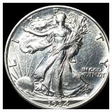 1934 Silver Half Dollar Walking Liberty CHOICE BU