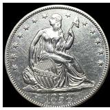 1858 Silver Half Dollar (Seated Liberty) UNCIRCULA