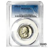 1932-D Washington Silver Quarter PCGS G06