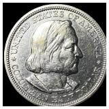 1893 Columbian Exposition Half Dollar NEARLY UNCIR