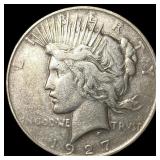 1927 Silver Peace Dollar LIGHTLY CIRCULATED