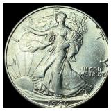 1946-S Silver Walking Liberty Half Dollar GEM  BU