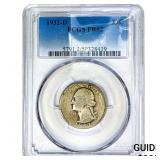 1932-D Washington Silver Quarter PCGS FR02