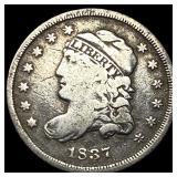 1837 Capped Bust Half Dime ABOUT UNCIRCULATED