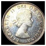 1954 Canada Silver 10 Cents