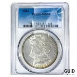 1884 Morgan Silver Dollar PCGS MS64