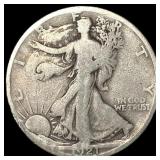 1921-S Silver Walking Liberty Half Dollar LIGHTLY