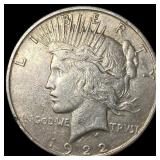 1922 Silver Peace Dollar LIGHTLY CIRCULATED