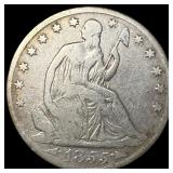 1855-O Silver Seated Liberty Half Dollar LIGHTLY C