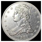 1839 Silver Half Dollar (Capped Bust) UNCIRCULATED