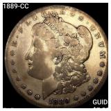 1889-CC Morgan Silver Dollar NICELY CIRCULATED