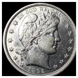 1892 Silver Barber Half Dollar UNCIRCULATED