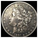 1891-O Silver Morgan Dollar NEARLY UNCIRCULATED