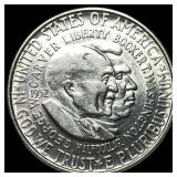 1952 Silver Half Dollar Booker T. Washington-Carve