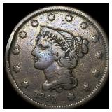 1841 Braided Hair Large Cent NEARLY UNCIRCULATED