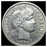 1914 Barber Dime UNCIRCULATED