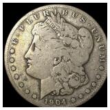 1904-S Silver Morgan Dollar LIGHTLY CIRCULATED