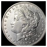 1897-O Silver Morgan Dollar ABOUT UNCIRCULATED