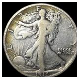 1916 Walking Liberty Half Dollar LIGHTLY CIRCULATE