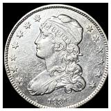 1831 Capped Bust Silver Quarter UNCIRCULATED