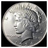 1934 Silver Peace Dollar UNCIRCULATED