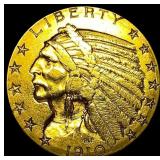 1910 Indian Head Half Eagle $5 Gold CHOICE AU
