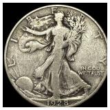 1928-S Silver Walking Liberty Half Dollar LIGHTLY