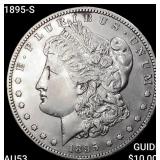 1895-S Morgan Silver Dollar CLOSELY UNCIRCULATED