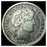 1894 Silver Barber Dime LIGHTLY CIRCULATED