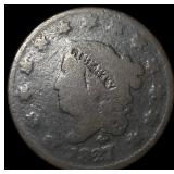 1827 Coronet Head Large Cent NICELY CIRCULATED