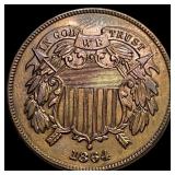 1864 Two Cent Piece