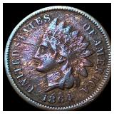 1864 Bronze Indian Head Cent CLOSELY UNCIRCULATED