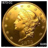 1873-CC $20 Gold Double Eagle UNCIRCULATED