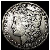 1891-O Silver Morgan Dollar LIGHTLY  CIRCULATED