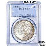 1883-CC Morgan Silver Dollar PCGS MS63