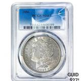 1886 Morgan Silver Dollar PCGS MS63