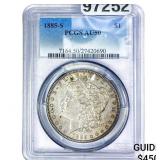 1885-S Morgan Silver Dollar PCGS AU50